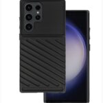 Forcell Samsung Galaxy S23 Ultra 5G Thunderbolt Shockproof Θήκη Σιλικόνης - Black