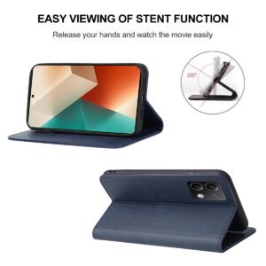 Tel1 Xiaomi Redmi Note 13 5G Magnetic Closure Θήκη Βιβλίο - Blue