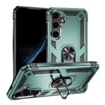 Forcell Samsung Galaxy S24 5G Shockproof Holder Θήκη Σκληρή - Green