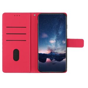 Tel1 Xiaomi Redmi 14C 4G / Poco C75 Diamond Embossed Skin Feel Θήκη Βιβλίο - Fuchsia