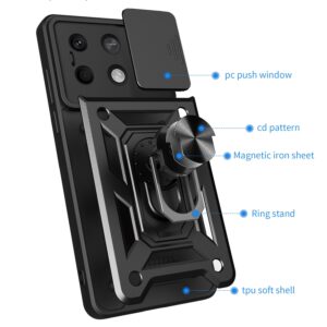 Forcell Xiaomi Redmi Note 13 5G Sliding Camera Cover Θήκη Σκληρή - Gold