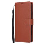 Tel1 Xiaomi Redmi Note 13 5G Horizontal Flip Θήκη Βιβλίο - Brown