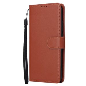 Tel1 Xiaomi Redmi Note 13 5G Horizontal Flip Θήκη Βιβλίο - Brown