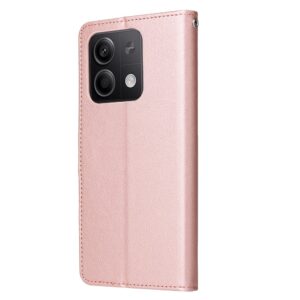 Tel1 Xiaomi Redmi Note 13 5G Horizontal Flip Θήκη Βιβλίο - Rose Gold