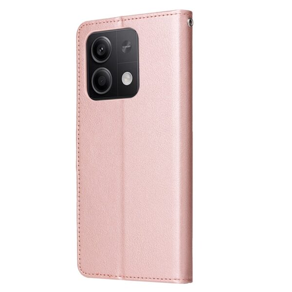 Tel1 Xiaomi Redmi Note 13 5G Horizontal Flip Θήκη Βιβλίο - Rose Gold