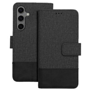 Tel1 Samsung Galaxy A35 5G Gomma Θήκη Βιβλίο - Black