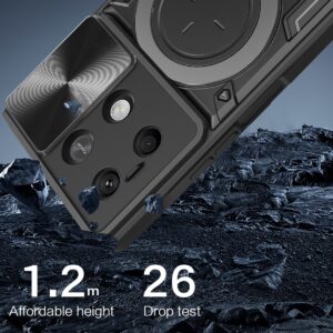 Forcell Xiaomi Redmi Note 13 5G Camshield Magnetic Holder Θήκη Σκληρή - Purple