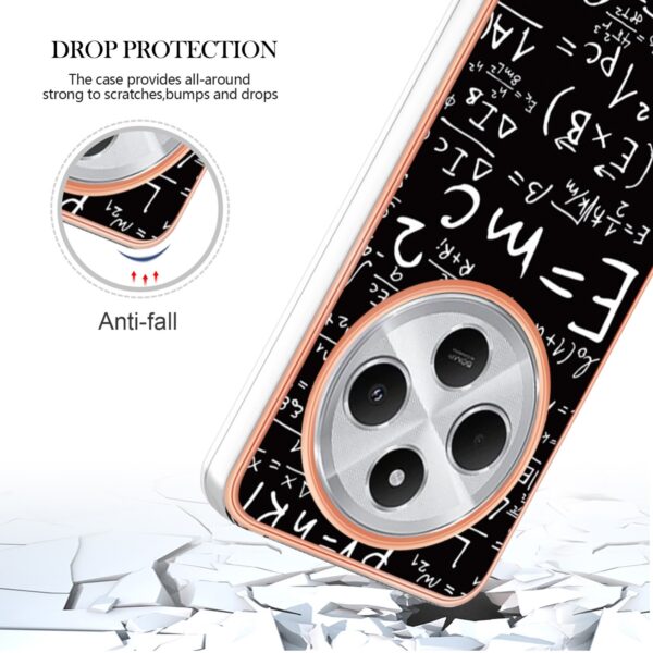 Forcell Xiaomi Redmi 14C 4G / Poco C75 Electroplating Θήκη Σιλικόνης με Σχέδιο