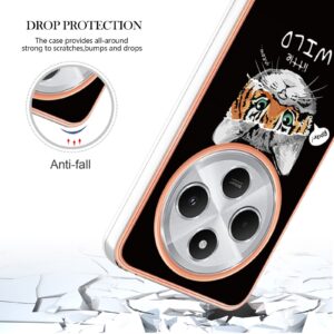 Forcell Xiaomi Redmi 14C 4G / Poco C75 Electroplating Θήκη Σιλικόνης με Σχέδιο