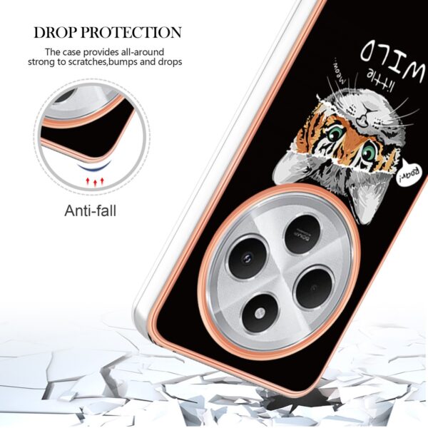 Forcell Xiaomi Redmi 14C 4G / Poco C75 Electroplating Θήκη Σιλικόνης με Σχέδιο