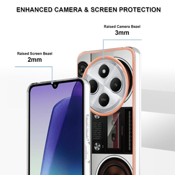 Forcell Xiaomi Redmi 14C 4G / Poco C75 Electroplating Θήκη Σκληρή με Σχέδιο