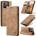 CaseMe 013 Xiaomi Redmi Note 13 5G Multifunctional Horizontal Flip Θήκη Βιβλίο - Brown