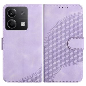 Tel1 Xiaomi Redmi Note 13 5G Soft Embossed Θήκη Βιβλίο - Purple