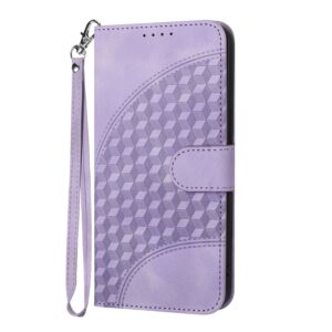 Tel1 Xiaomi Redmi Note 13 5G Soft Embossed Θήκη Βιβλίο - Purple