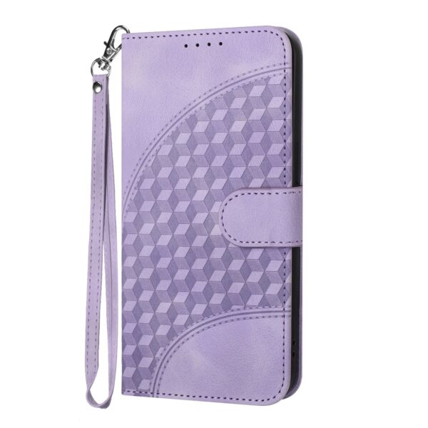 Tel1 Xiaomi Redmi Note 13 5G Soft Embossed Θήκη Βιβλίο - Purple