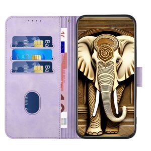 Tel1 Xiaomi Redmi Note 13 5G Soft Embossed Θήκη Βιβλίο - Purple