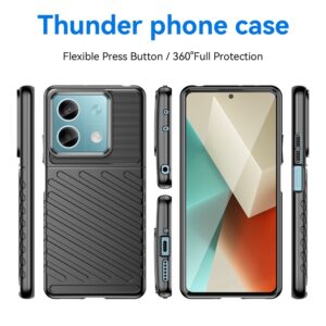 Forcell Xiaomi Redmi Note 13 5G Thunderbolt Θήκη Σιλικόνης - Black