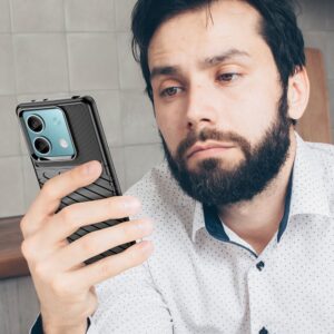 Forcell Xiaomi Redmi Note 13 5G Thunderbolt Θήκη Σιλικόνης - Black