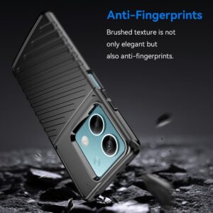 Forcell Xiaomi Redmi Note 13 5G Thunderbolt Θήκη Σιλικόνης - Black