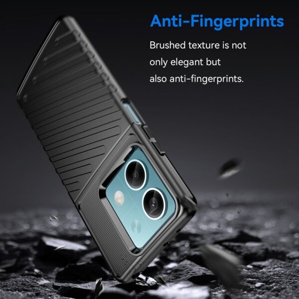 Forcell Xiaomi Redmi Note 13 5G Thunderbolt Θήκη Σιλικόνης - Black