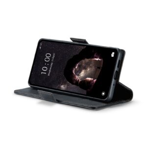 CaseMe 023 Xiaomi Redmi Note 13 5G Butterfly Buckle Litchi Texture RFID Θήκη Βιβλίο - Black