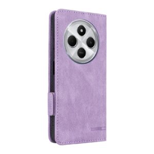 ENKAY Xiaomi Redmi 14C 4G / Poco C75 Magnetic Clasp Θήκη Βιβλίο - Purple