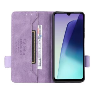 ENKAY Xiaomi Redmi 14C 4G / Poco C75 Magnetic Clasp Θήκη Βιβλίο - Purple
