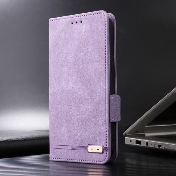 ENKAY Xiaomi Redmi 14C 4G / Poco C75 Magnetic Clasp Θήκη Βιβλίο - Purple