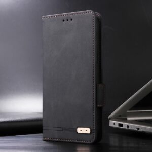 ENKAY Xiaomi Redmi 14C 4G / Poco C75 Magnetic Clasp Θήκη Βιβλίο - Black