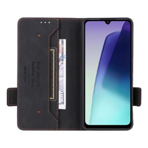 ENKAY Xiaomi Redmi 14C 4G / Poco C75 Magnetic Clasp Θήκη Βιβλίο - Black