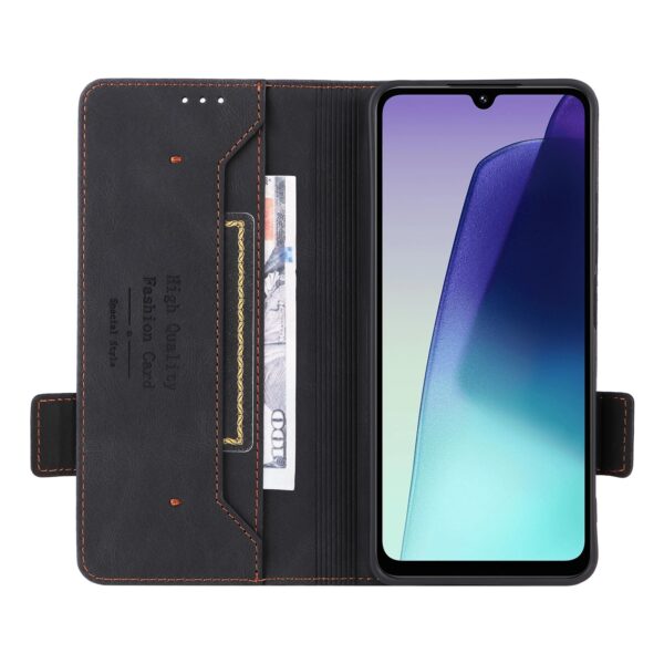 ENKAY Xiaomi Redmi 14C 4G / Poco C75 Magnetic Clasp Θήκη Βιβλίο - Black