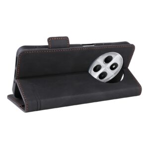 ENKAY Xiaomi Redmi 14C 4G / Poco C75 Magnetic Clasp Θήκη Βιβλίο - Black