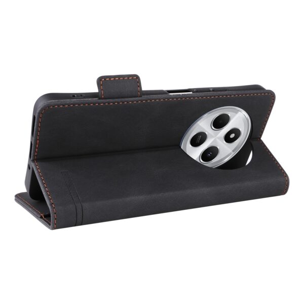 ENKAY Xiaomi Redmi 14C 4G / Poco C75 Magnetic Clasp Θήκη Βιβλίο - Black