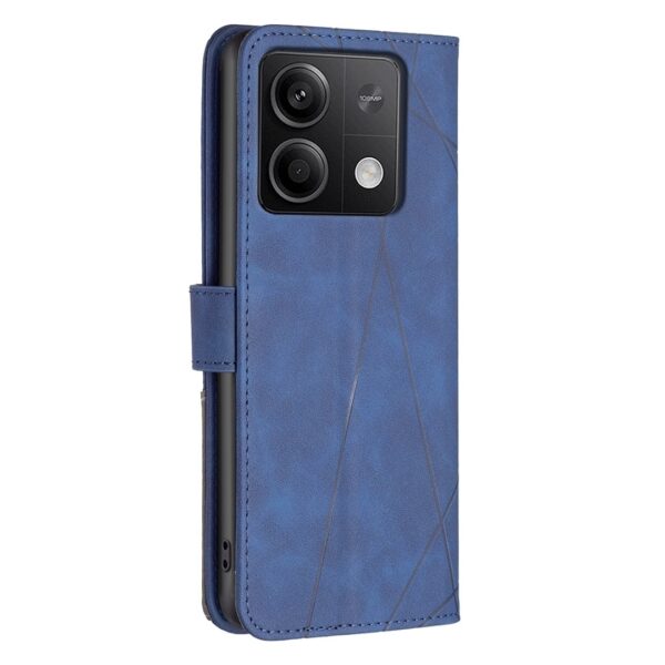 Tel1 Xiaomi Redmi Note 13 Pro 4G / Poco M6 Pro 4G Magnetic Buckle Rhombus Θήκη Βιβλίο - Blue