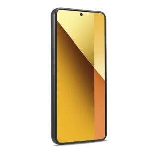 LC.IMEEKE Xiaomi Redmi Note 13 4G Carbon Fiber Texture Θήκη Σιλικόνης- Black