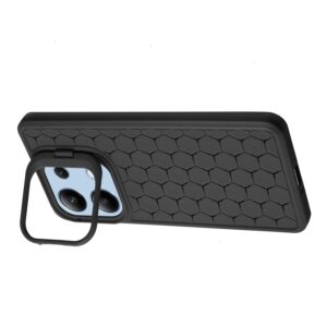 Forcell Xiaomi Redmi Note 13 4G Honeycomb Radiating Holder Θήκη Σιλικόνης - Black