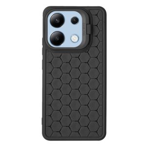 Forcell Xiaomi Redmi Note 13 4G Honeycomb Radiating Holder Θήκη Σιλικόνης - Black