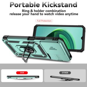 Forcell Xiaomi Poco C65 / Xiaomi Redmi 13C 4G/5G Camshield Holder Θήκη Σκληρή - Green