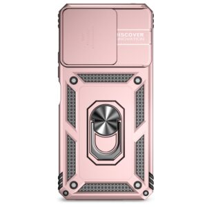 Forcell Xiaomi Poco C65 / Xiaomi Redmi 13C 4G Camshield Holder Θήκη Σκληρή - Rose Gold
