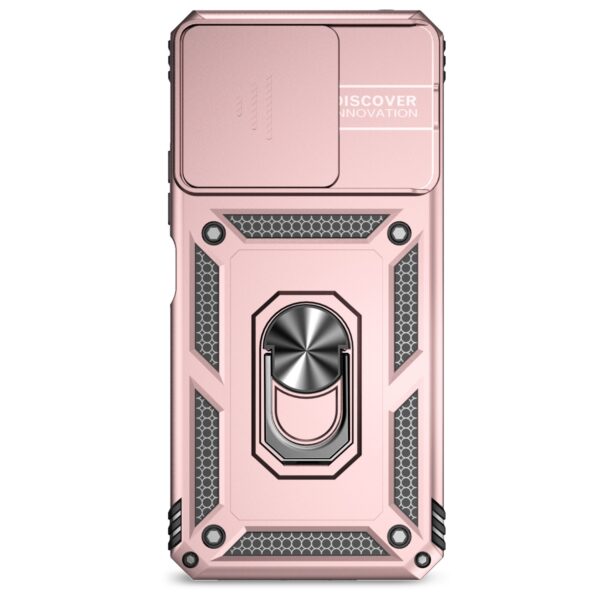 Forcell Xiaomi Poco C65 / Xiaomi Redmi 13C 4G Camshield Holder Θήκη Σκληρή - Rose Gold