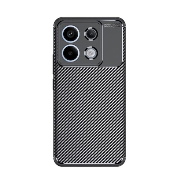 Forcell Xiaomi Redmi Note 13 Pro Plus 5G Carbon Fiber Θήκη Σιλικόνης - Black