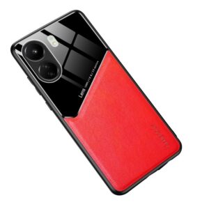 Forcell Xiaomi Poco C65 / Xiaomi Redmi 13C 4G All-inclusive Leather + Organic Glass Θήκη Σκληρή - Red