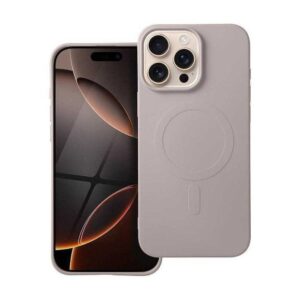 Forcell iPhone 16 Pro Max MagSafe Θήκη Σιλικόνης -Titanium