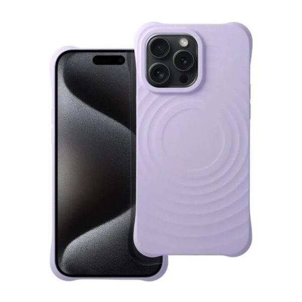 Forcell iPhone 16 Pro MagSafe Zephyr Θήκη Σιλικόνης - Lilac