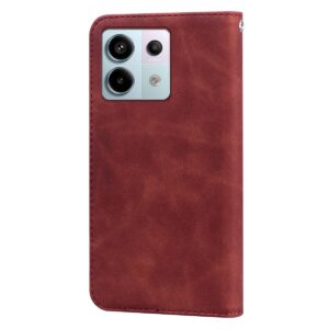 Tel1 Xiaomi Redmi Note 13 Pro 5G Frosted Business Magnetic Θήκη Βιβλίο - Brown