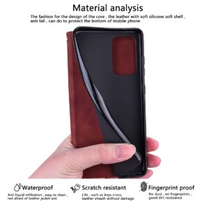 Tel1 Xiaomi Redmi Note 13 Pro 5G Frosted Business Magnetic Θήκη Βιβλίο - Brown