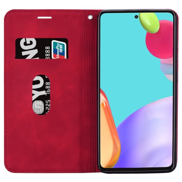 Tel1 Xiaomi Redmi Note 13 Pro 5G Frosted Business Magnetic Θήκη Βιβλίο - Red