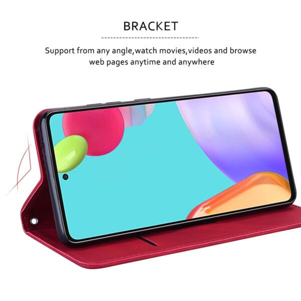 Tel1 Xiaomi Redmi Note 13 Pro 5G Frosted Business Magnetic Θήκη Βιβλίο - Red