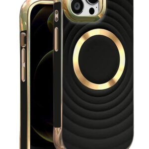 Forcell Samsung Galaxy S24 Plus 5G Magsafe Circle Glam Θήκη Σκληρή - Black