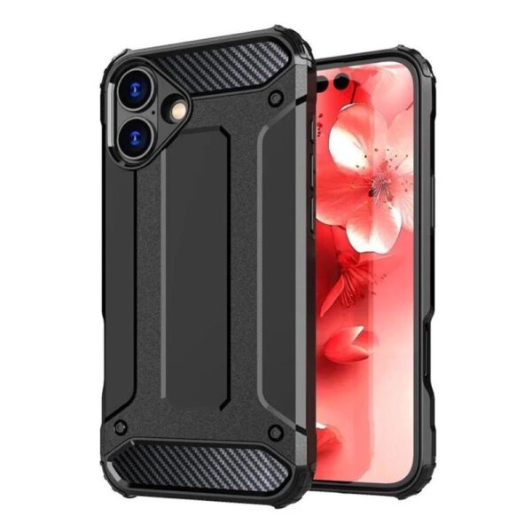Forcell iPhone 16 Magic Armor Σκληρή Θήκη - Black